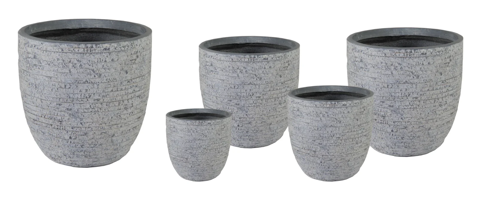 Afbeedling Utah Egg Pot Washed Grey - Spekvoordeel.nl