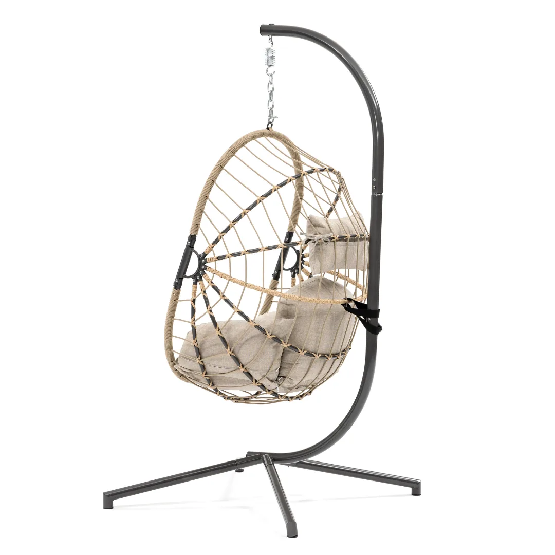 Hangstoel Spek egg | Swing chair | Beige - Afbeelding 3