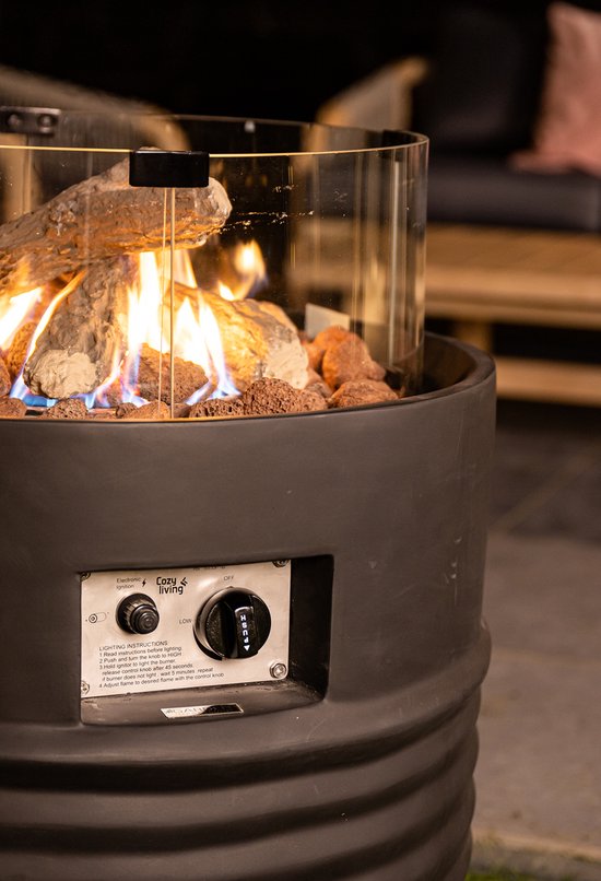 Cozy vuurhaard barrel zwart - Afbeelding 4