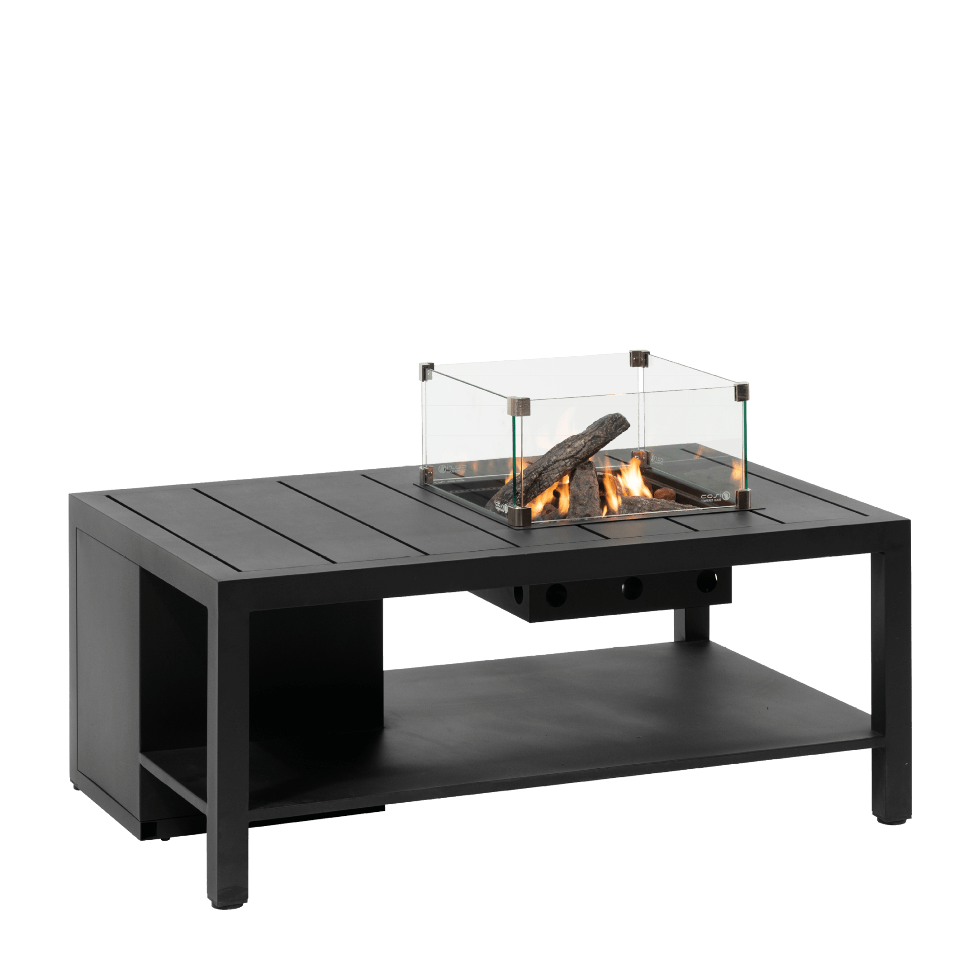 Afbeedling Cosiflow straight anthracite vuurtafel - Spekvoordeel.nl