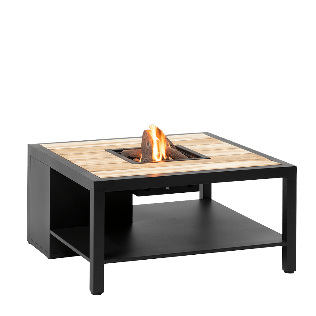 Cosiflow square teak vuurtafel - Afbeelding 2