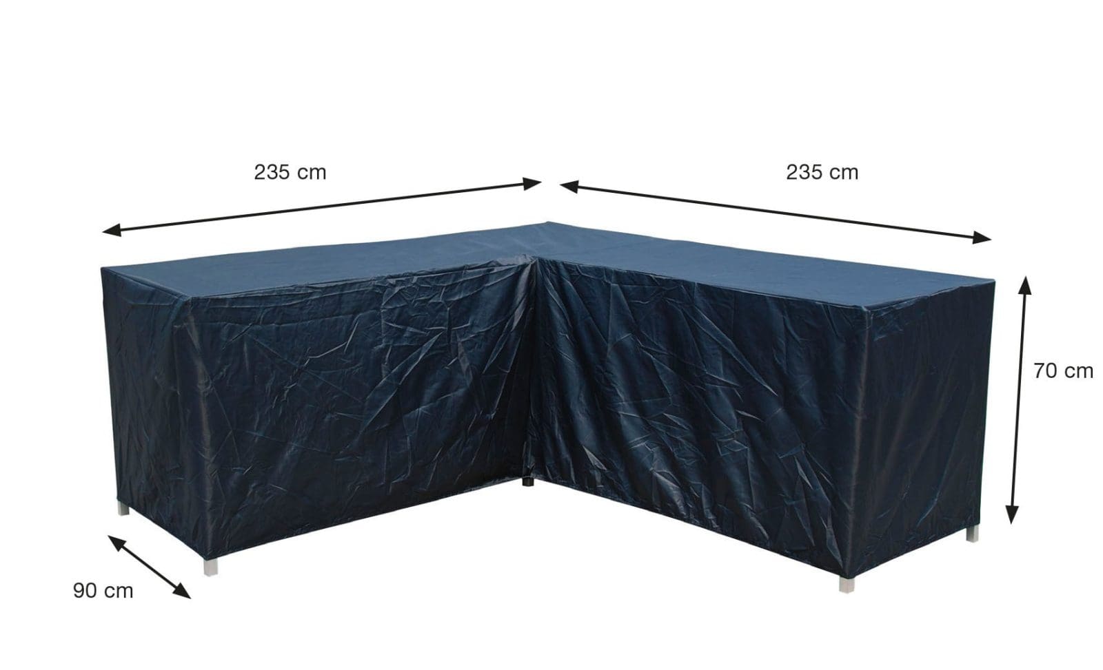 Afbeedling Hoes 70840 - L hoes 235/235x90xH70 cm - Spekvoordeel.nl