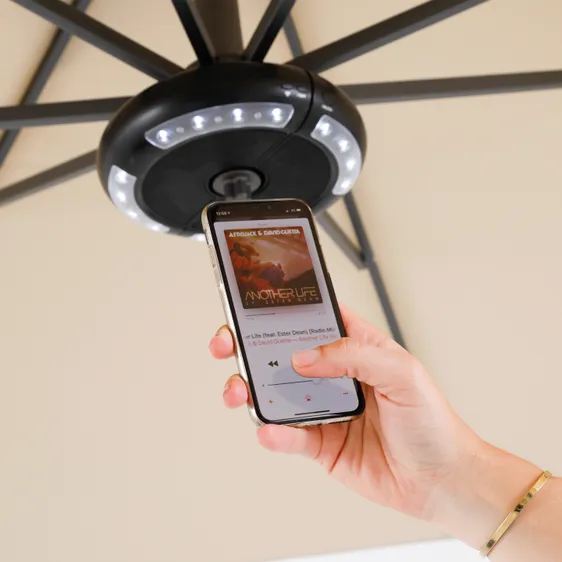 Parasol Licht met Bluetooth Speaker - Afbeelding 4