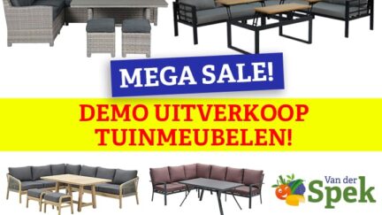 Afbeelding bij nieuwsbericht - Tuinmeubel uitverkoop - Spekvoordeel.nl