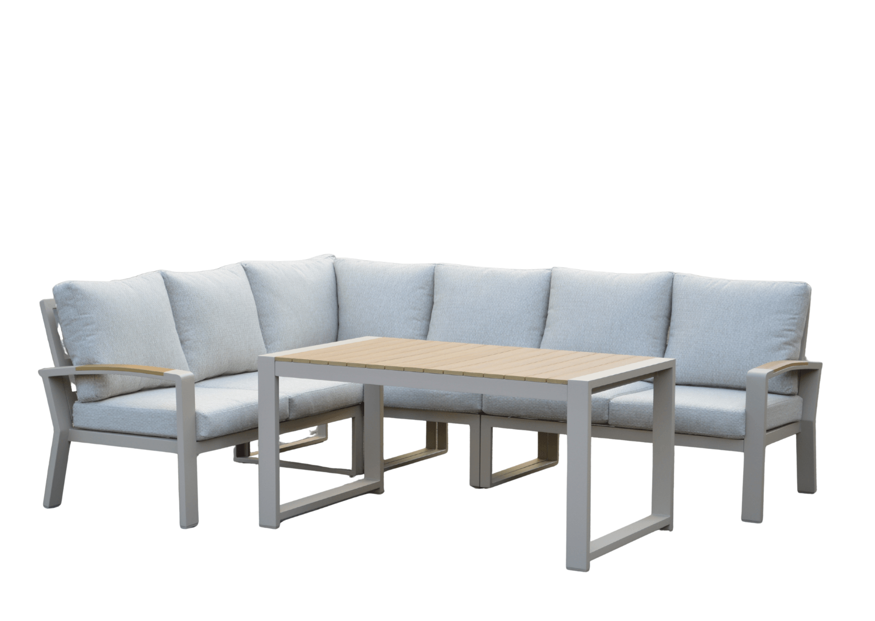 Afbeedling Brugge XL lounge - diningset - Spekvoordeel.nl
