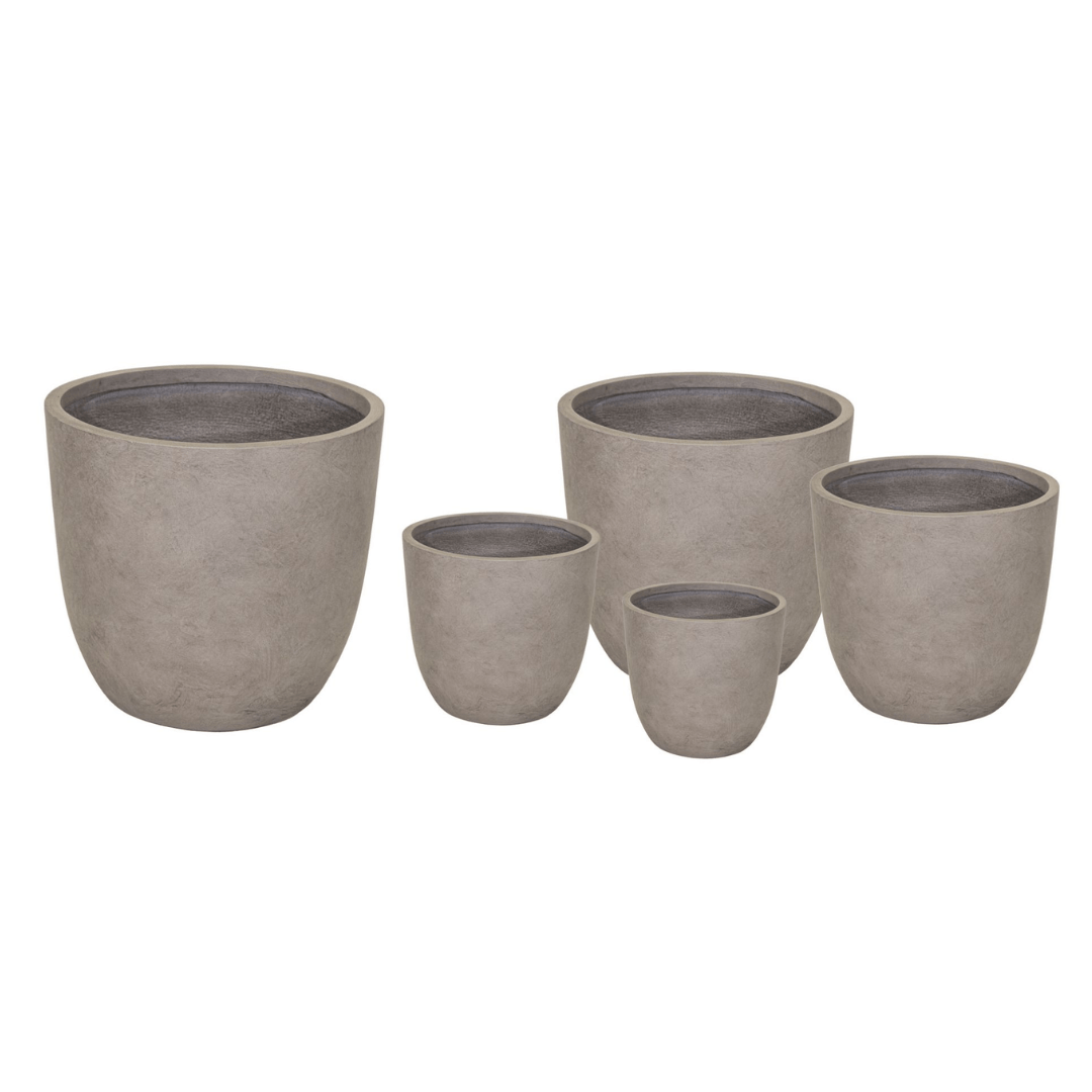 Afbeedling Clayfibre Egg pot Sand - Spekvoordeel.nl