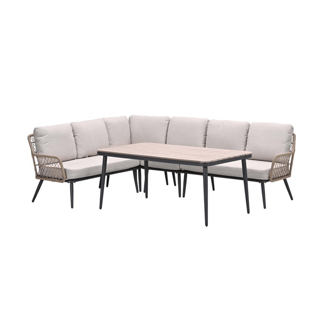 Afbeedling Allasio lounge-diningset - Spekvoordeel.nl