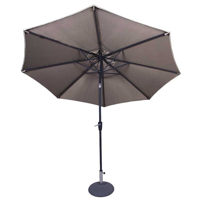 Kreta parasol Ø300cm taupe - Afbeelding 3