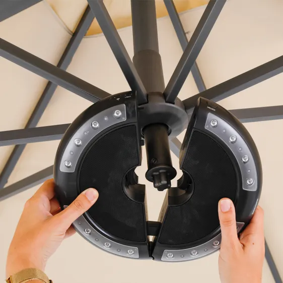 Parasol Licht met Bluetooth Speaker - Afbeelding 2