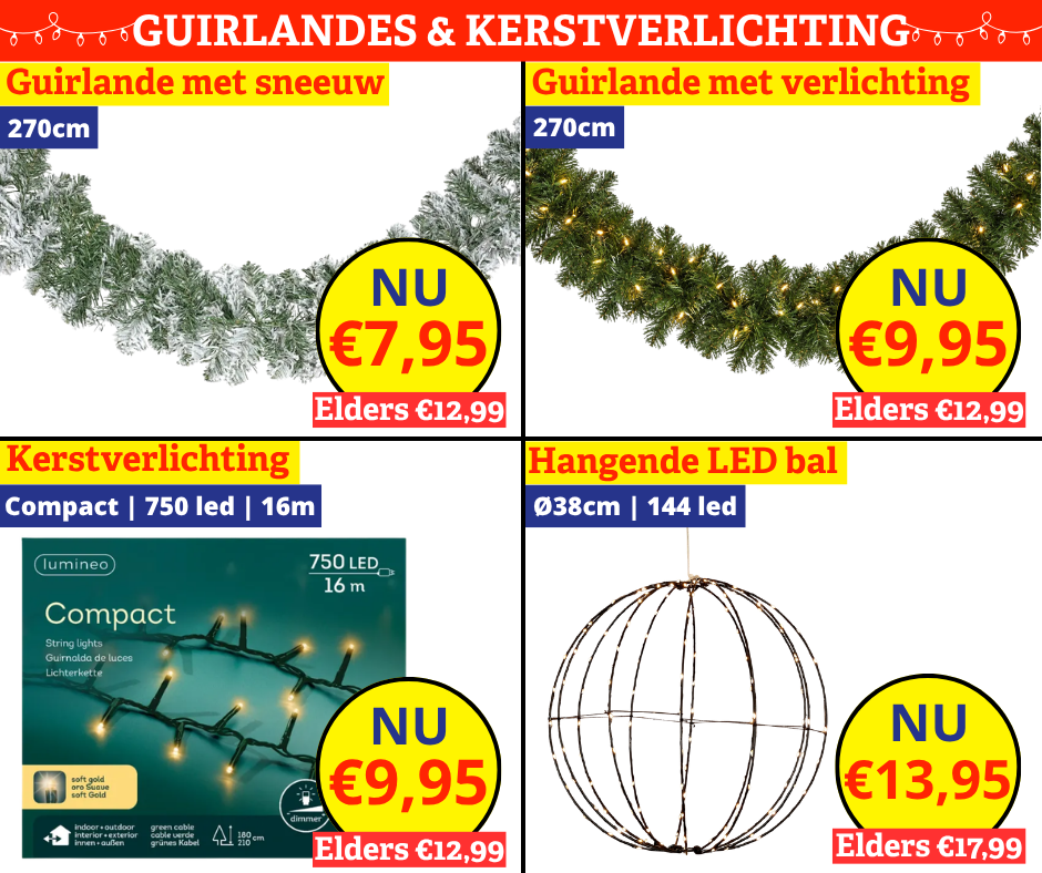 Guirlandes & Kerstverlichting