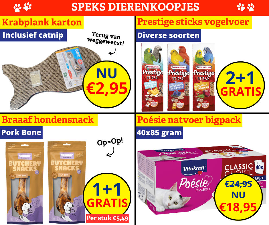 Speks dierenkoopjes